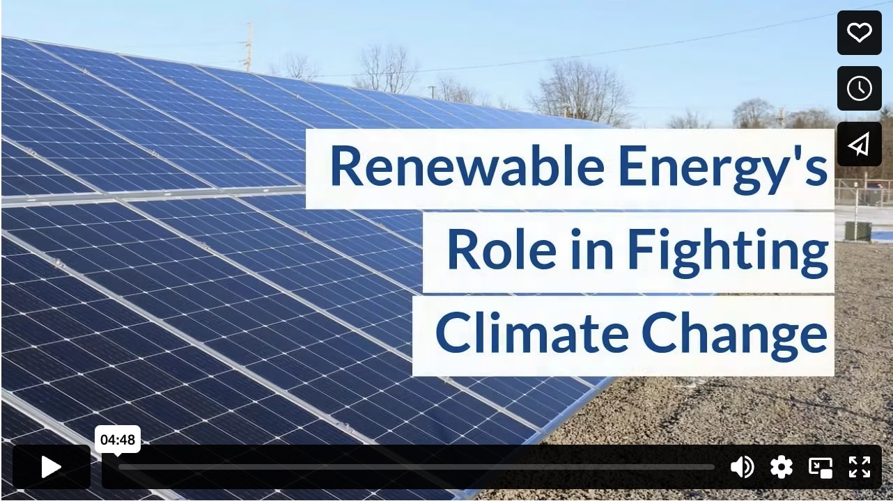 Renewable energy’s role in fighting climate change