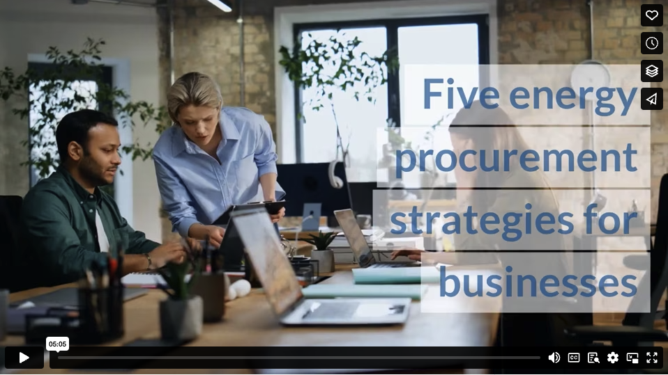 Five energy procurement strategies for businesses